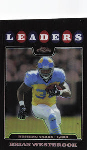 2008 Topps Chrome Refractor Brian Westbrook #TC126