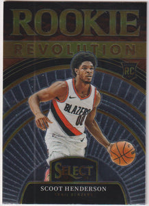 2023-24 Panini Select Basketball Rookie Revolution Scoot Henderson #4