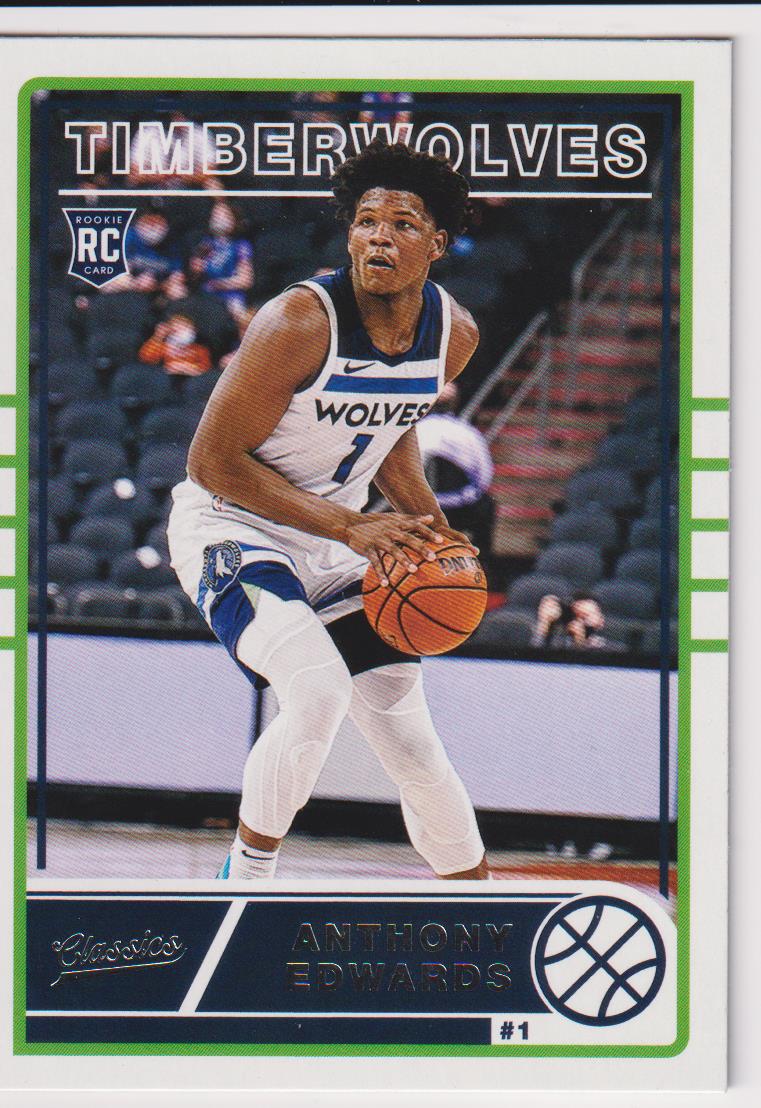 2020-21 Panini Chronicles Basketball Anthony Edwards #635 Rookie