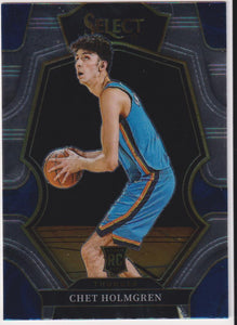 2022-23 Panini Select Basketball Chet Holmgren #196 Rookie