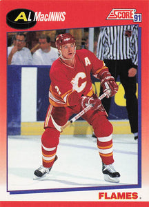 1991-92 Score Canadian English Hockey Al MacInnis #2
