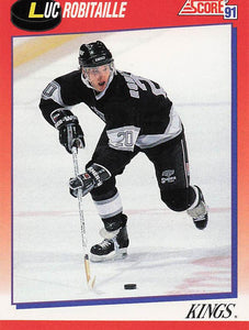 1991-92 Score Canadian English Hockey Luc Robitaille #3