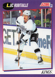 1991-92 Score American Hockey Luc Robitaille #3