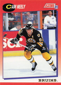 1991-92 Score Canadian English Hockey Cam Neely #6