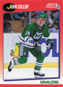 1991-92 Score Canadian English Hockey John Cullen #7