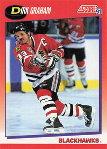 1991-92 Score Canadian English Hockey Dirk Graham #15