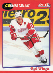 1991-92 Score Canadian English Hockey Gerard Gallant #34