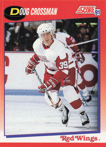 1991-92 Score Canadian English Hockey Doug Crossman #38