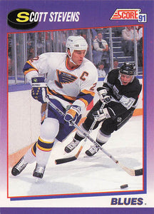 1991-92 Score American Hockey Scott Stevens #40