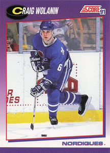 1991-92 Score American Hockey Craig Wolanin #74