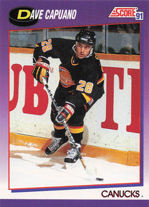 1991-92 Score American Hockey Dave Capuano #86
