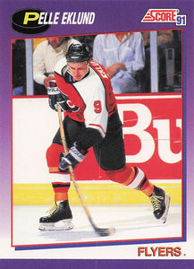 1991-92 Score American Hockey Pelle Eklund #91