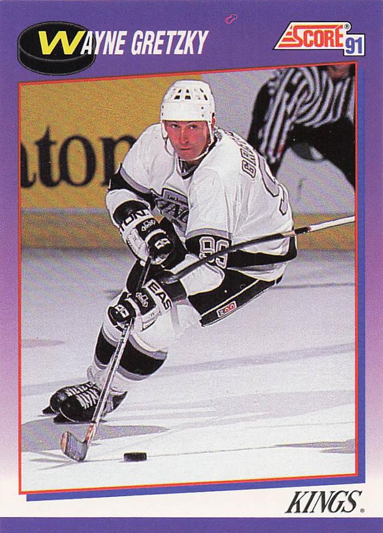 1991-92 Score American Hockey Wayne Gretzky #100