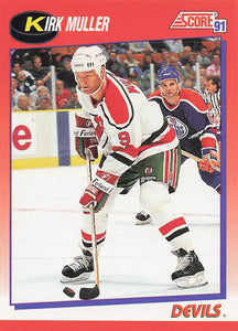 1991-92 Score Canadian English Hockey Kirk Muller #110