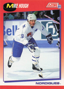 1991-92 Score Canadian English Hockey Mike Hough #112