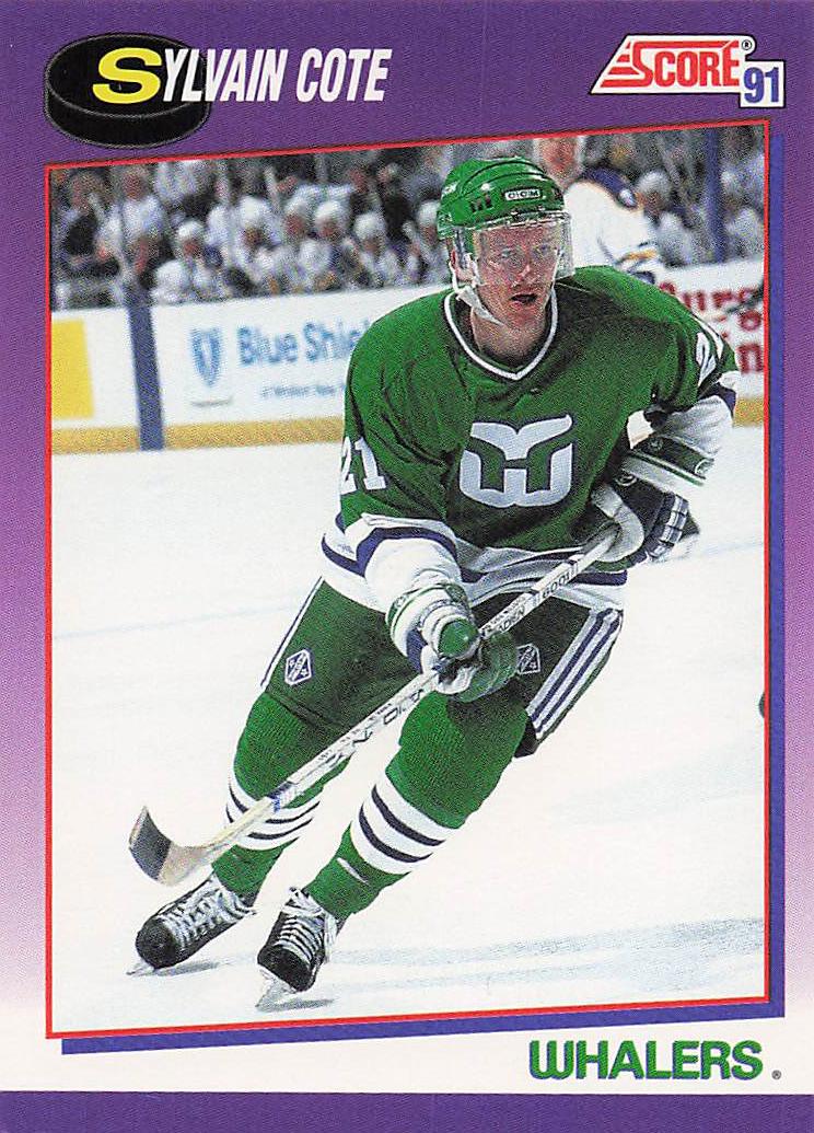 1991-92 Score American Hockey Sylvain Cote #129