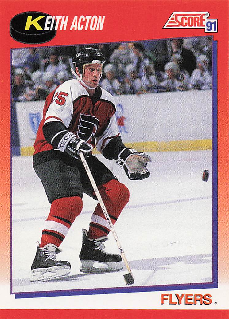 1991-92 Score Canadian English Hockey Keith Acton #133