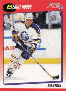 1991-92 Score Canadian English Hockey Benoit Hogue #134