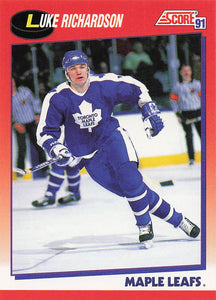 1991-92 Score Canadian English Hockey Luke Richardson #139