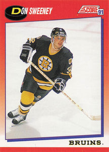 1991-92 Score Canadian English Hockey Don Sweeney #146