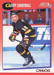 1991-92 Score Canadian English Hockey Geoff Courtnall #150