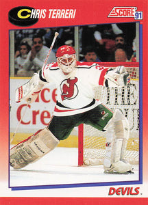 1991-92 Score Canadian English Hockey Chris Terreri #151