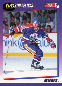 1991-92 Score American Hockey Martin Gelinas #159