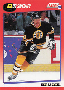 1991-92 Score Canadian English Hockey Bob Sweeney #176