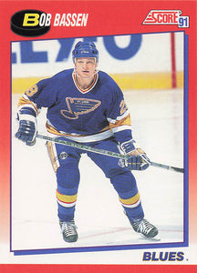 1991-92 Score Canadian English Hockey Bob Bassen #179