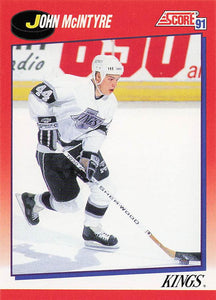 1991-92 Score Canadian English Hockey John McIntyre #182