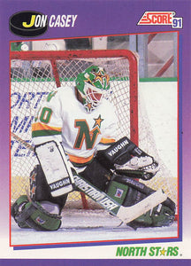 1991-92 Score American Hockey Jon Casey #191