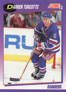 1991-92 Score American Hockey Darren Turcotte #196