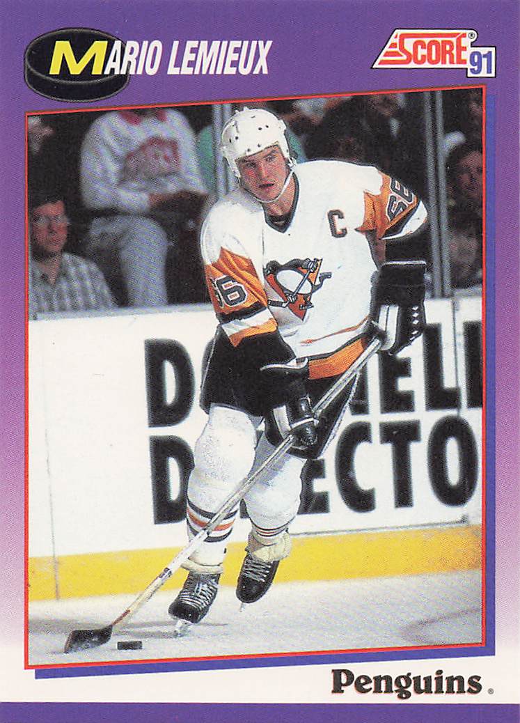 1991-92 Score American Hockey Mario Lemieux #200