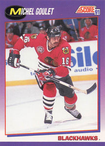 1991-92 Score American Hockey Michel Goulet #201