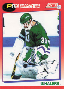 1991-92 Score Canadian English Hockey Peter Sidorkiewicz #203