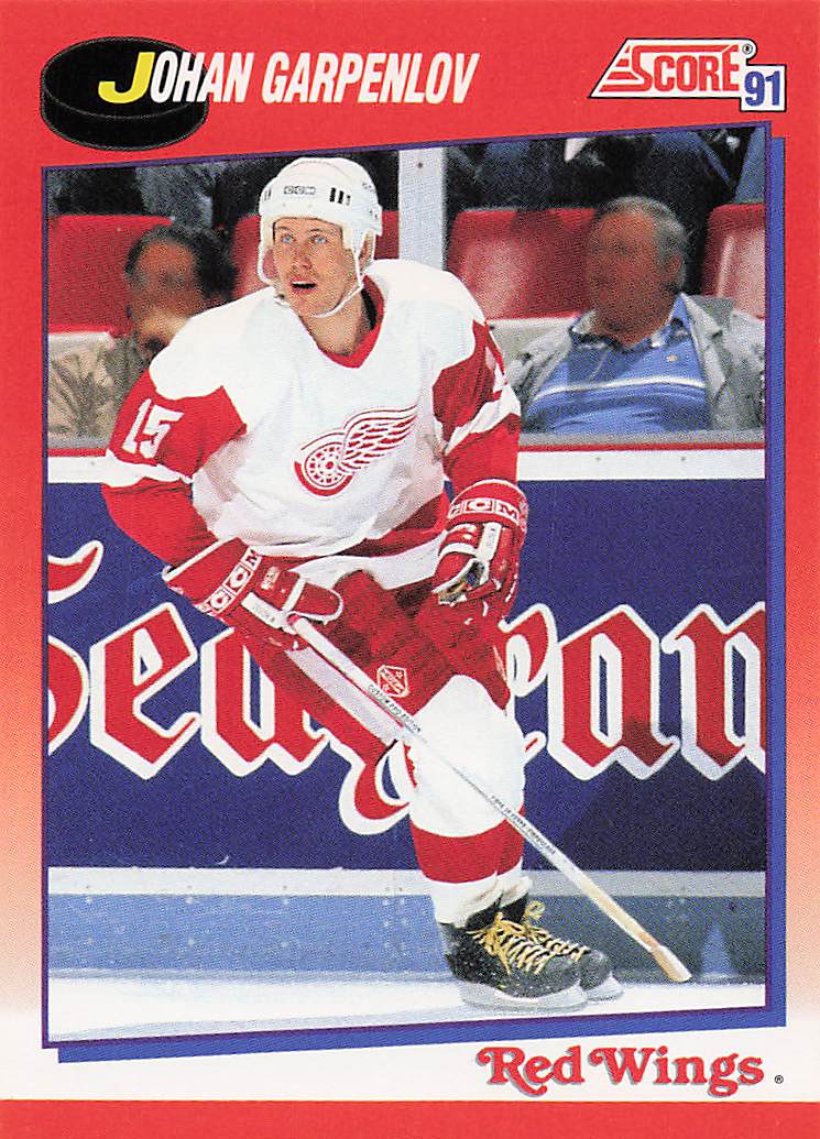 1991-92 Score Canadian English Hockey Johan Garpenlov #204