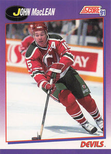 1991-92 Score American Hockey John MacLean #210