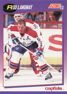 1991-92 Score American Hockey Rod Langway #228