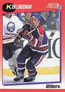 1991-92 Score Canadian English Hockey Ken Linseman #239