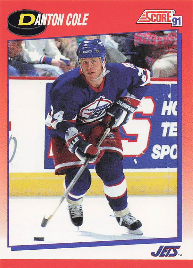1991-92 Score Canadian English Hockey Danton Cole #240
