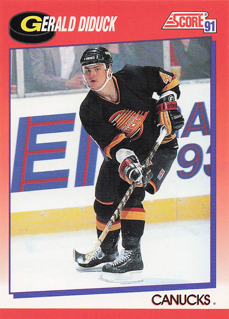 1991-92 Score Canadian English Hockey Gerald Diduck #243