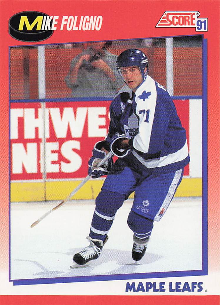 1991-92 Score Canadian English Hockey Mike Foligno #248