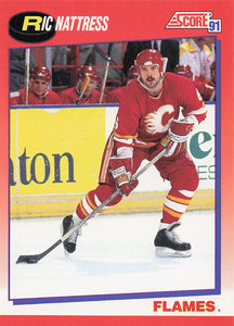 1991-92 Score Canadian Bilingual Hockey Ric Nattress #249