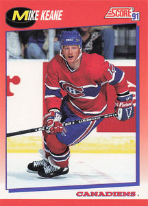 1991-92 Score Canadian English Hockey Mike Keane #251