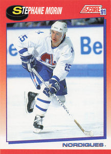 1991-92 Score Canadian English Hockey Stephane Morin #254