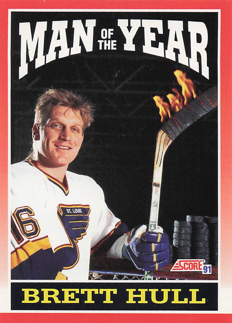 1991-92 Score Canadian English Hockey Brett Hull #261