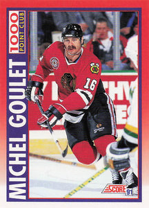 1991-92 Score Canadian English Hockey Michel Goulet #265