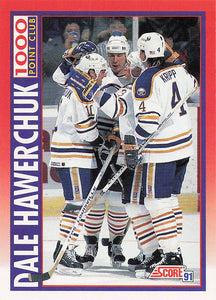 1991-92 Score Canadian English Hockey Dale Hawerchuk #266