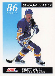1991-92 Score Canadian English Hockey Brett Hull #294