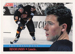 1991-92 Score Canadian English Hockey Trevor Linden #369
